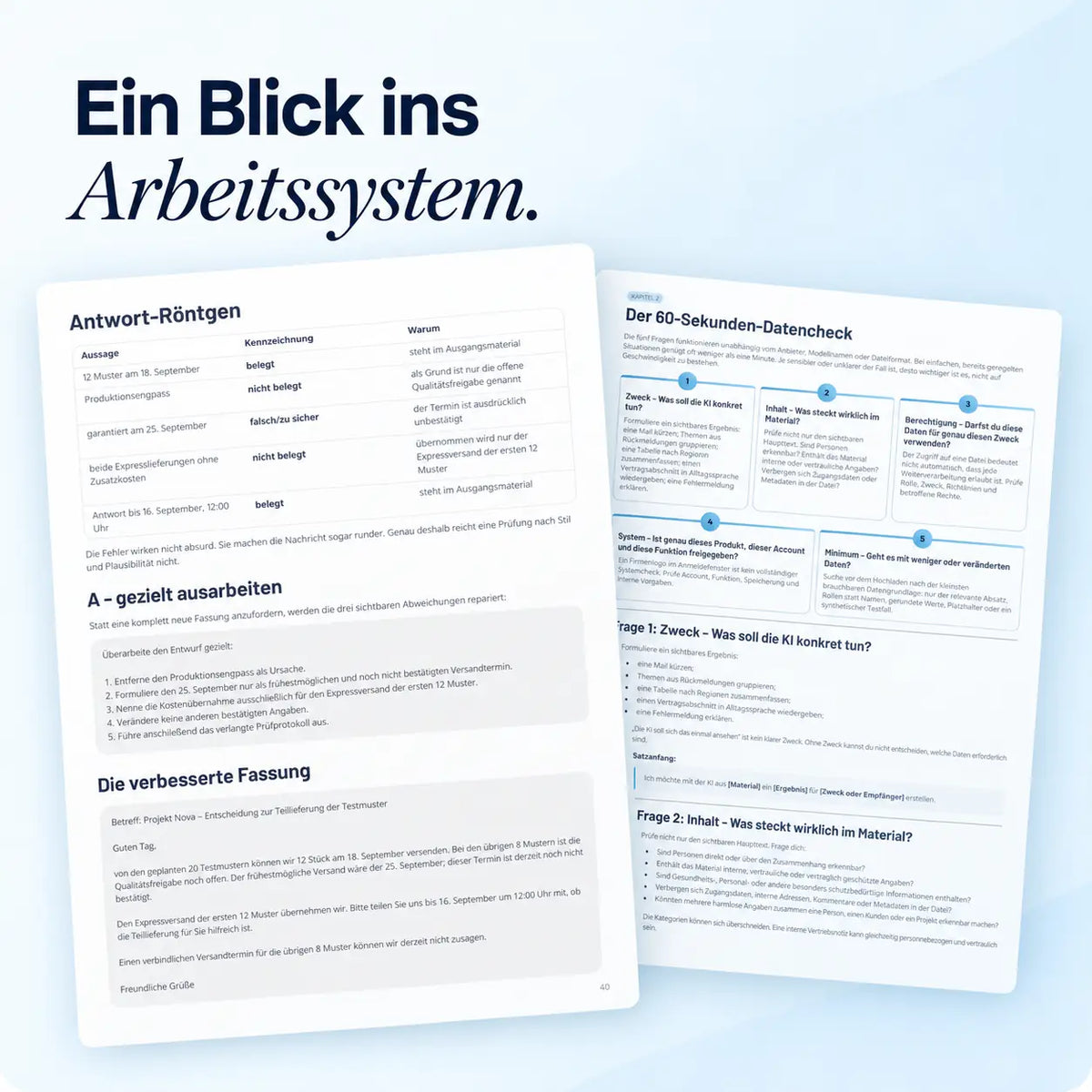 Einblick in den KI-Datenkompass und den Praxisleitfaden